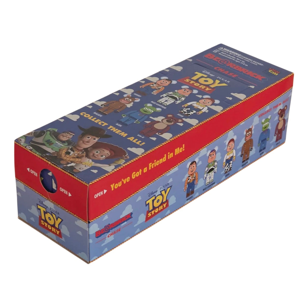 Bearbrick Chase Disney Pixar Toy Story 100% 12 (Random Case - Cajas Sorpresa)