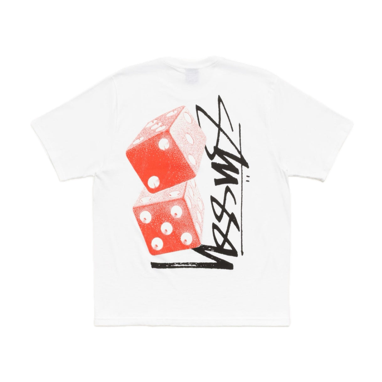 Polera Stussy Tall Dice White