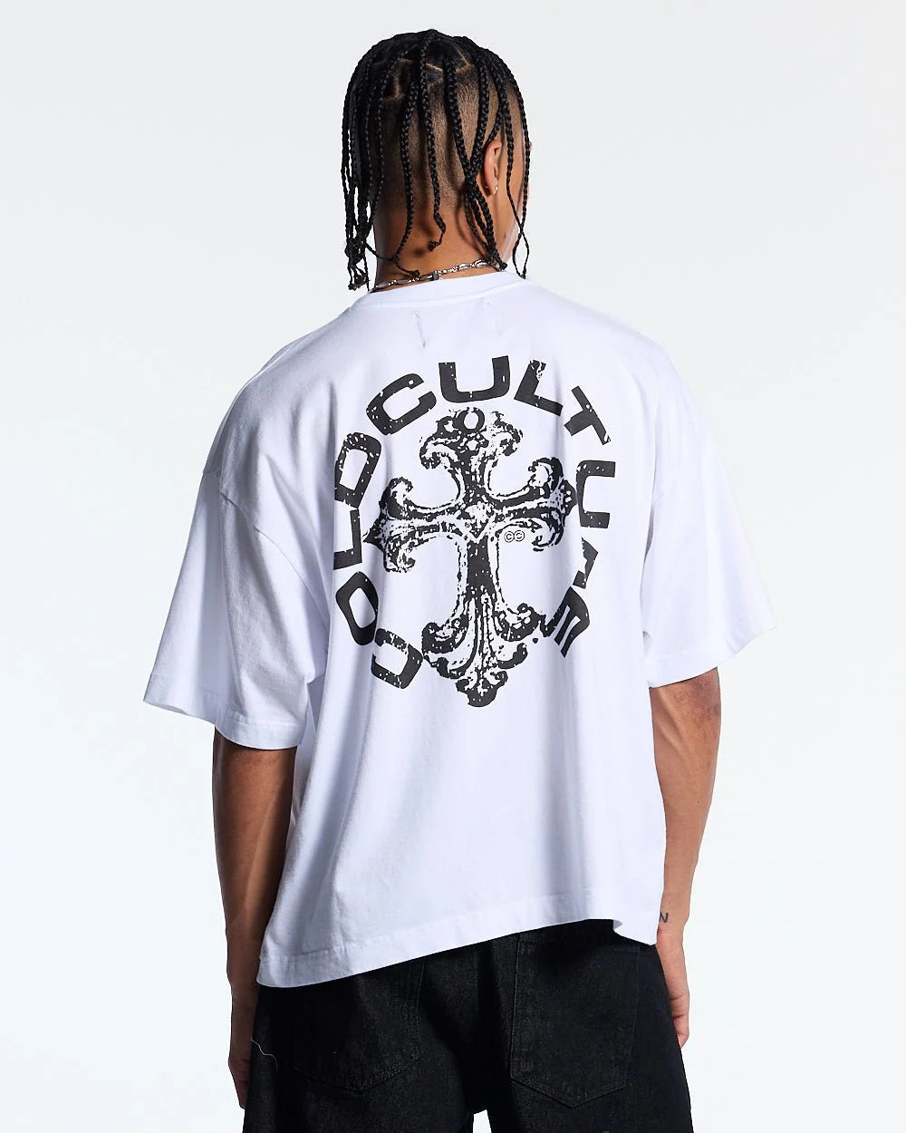 Polera Cold Culture Discharge White