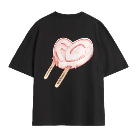 Polera Fake Gods Iced Heart Tee Black - XL