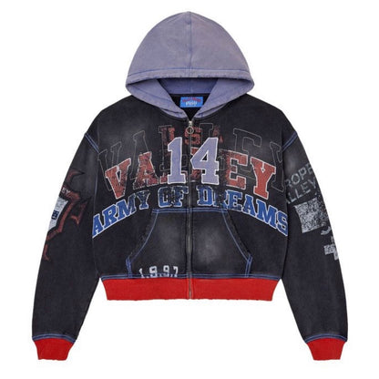 Poleron Vale Forever Valley Big 14 Zip Up Black