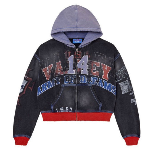 Poleron Vale Forever Valley Big 14 Zip Up Black