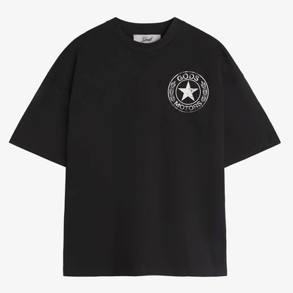 Polera Fake Gods Motor Boxy Tee Black