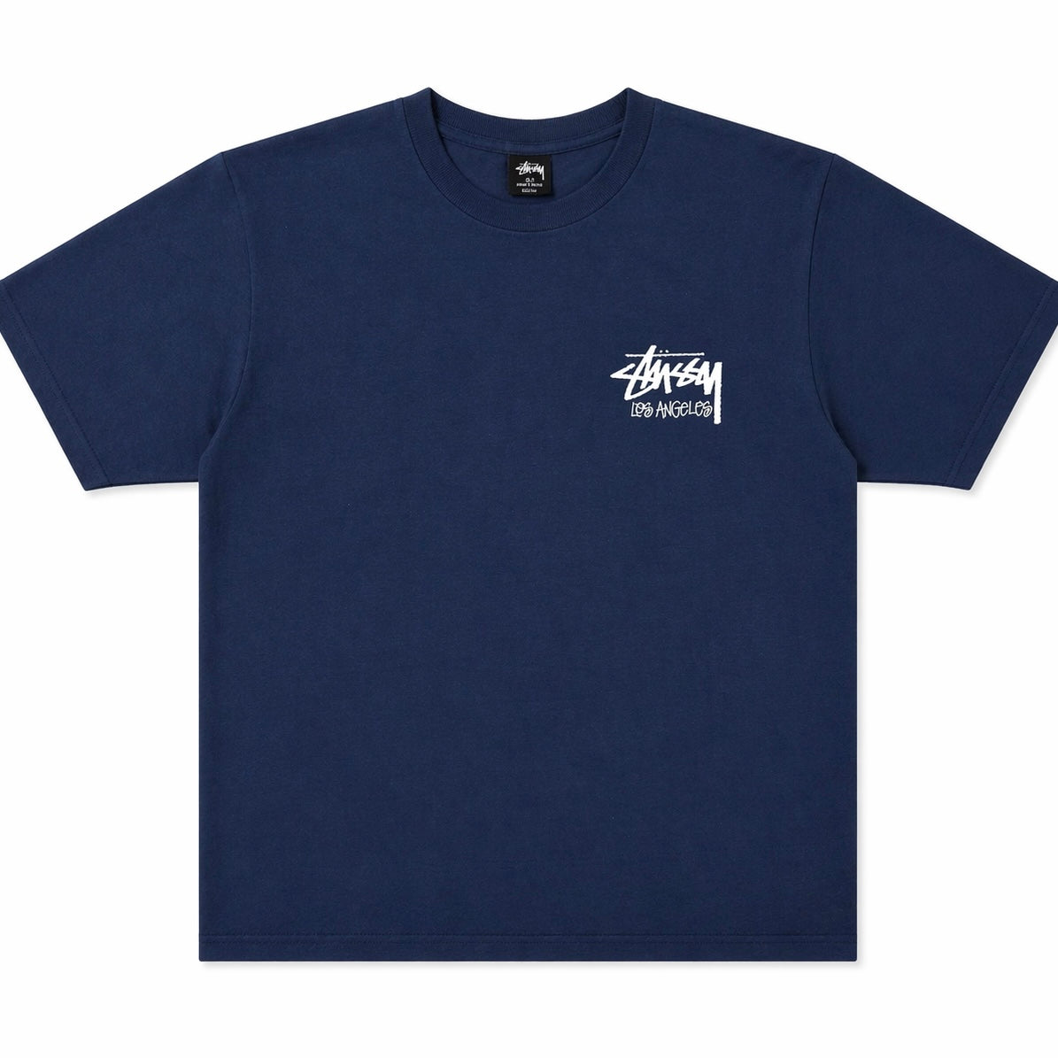 Polera Stussy Los Angeles Dyed Tee Navy – Reserved