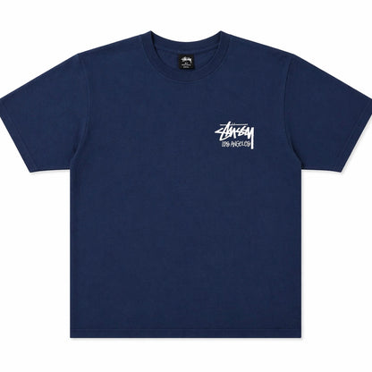 Polera Stussy Los Angeles Dyed Tee Navy
