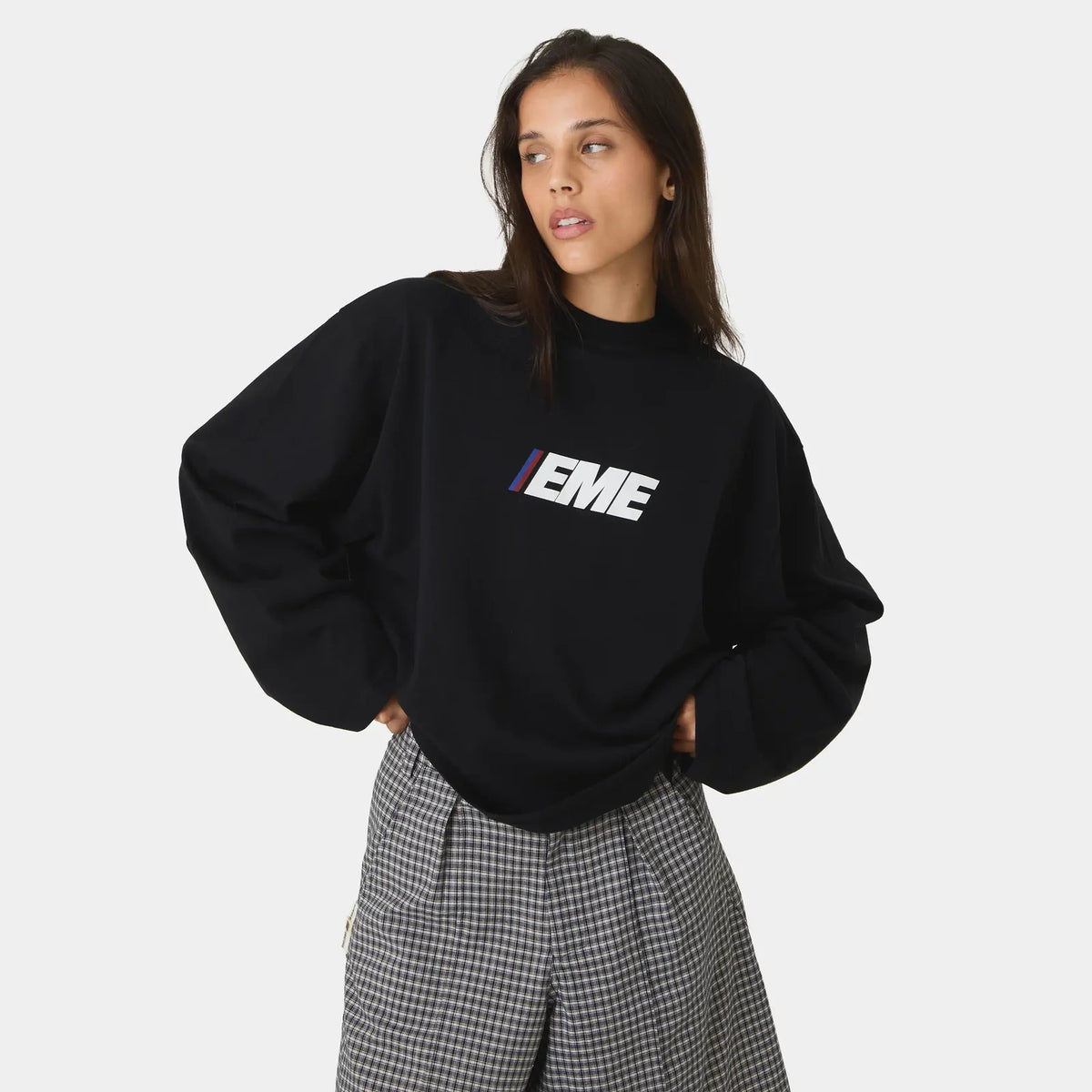 Polera Eme Studios Thrill Shadow L/S