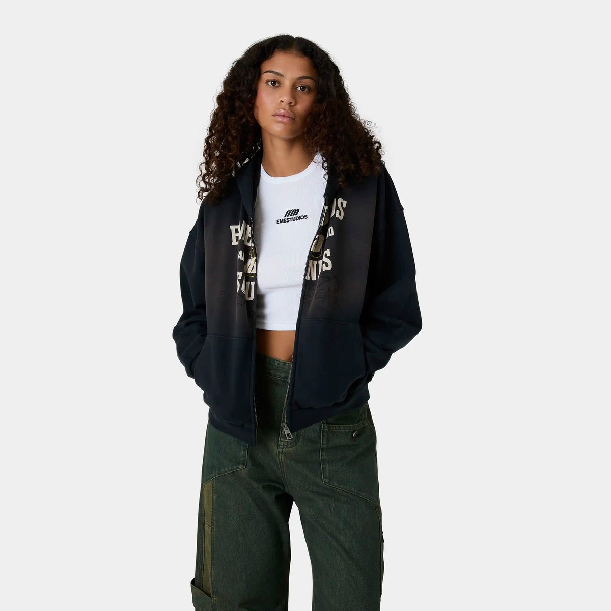Poleron Eme Studios Vibewave Night Sky Full Zip