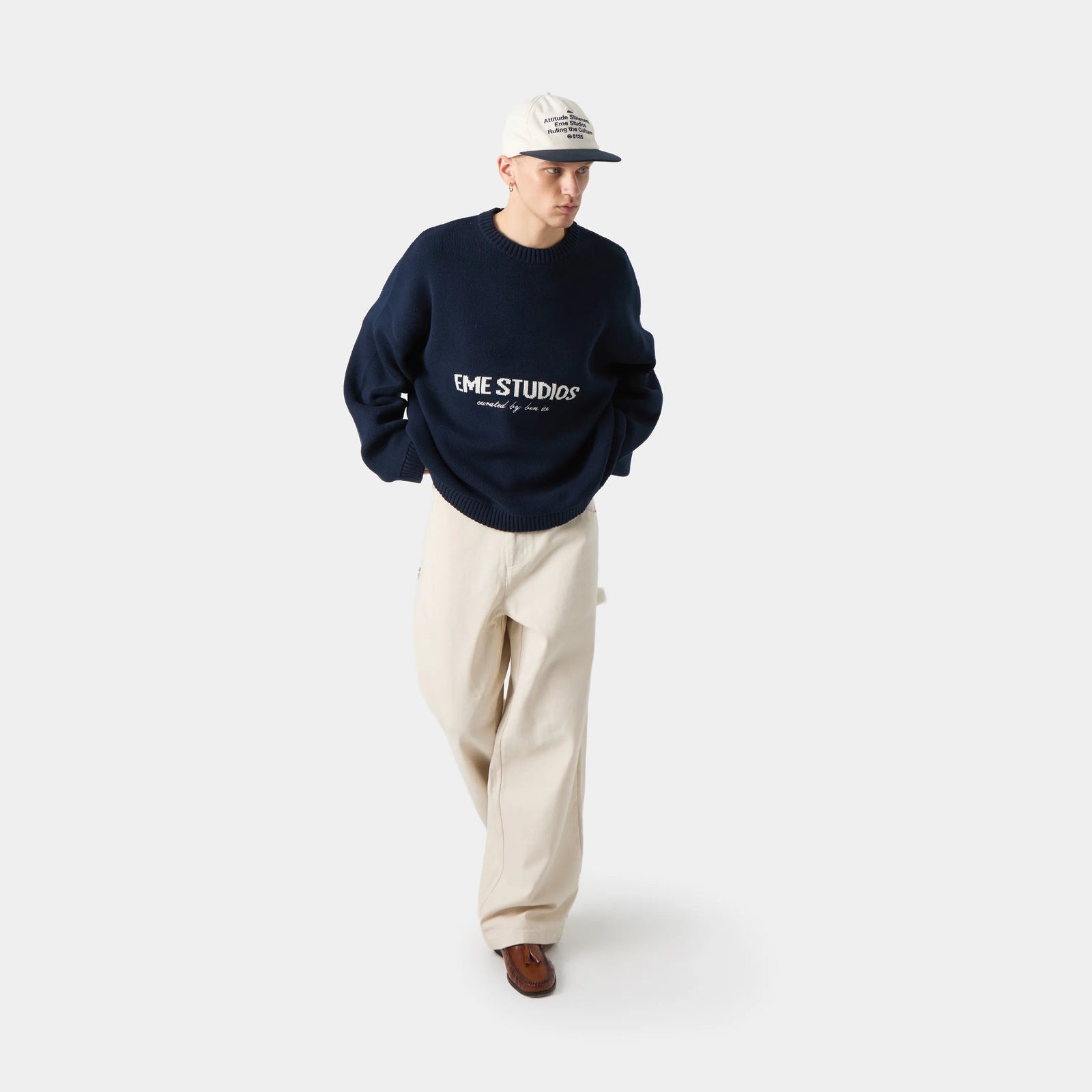 Sweater Eme Studios Master Navy Knit