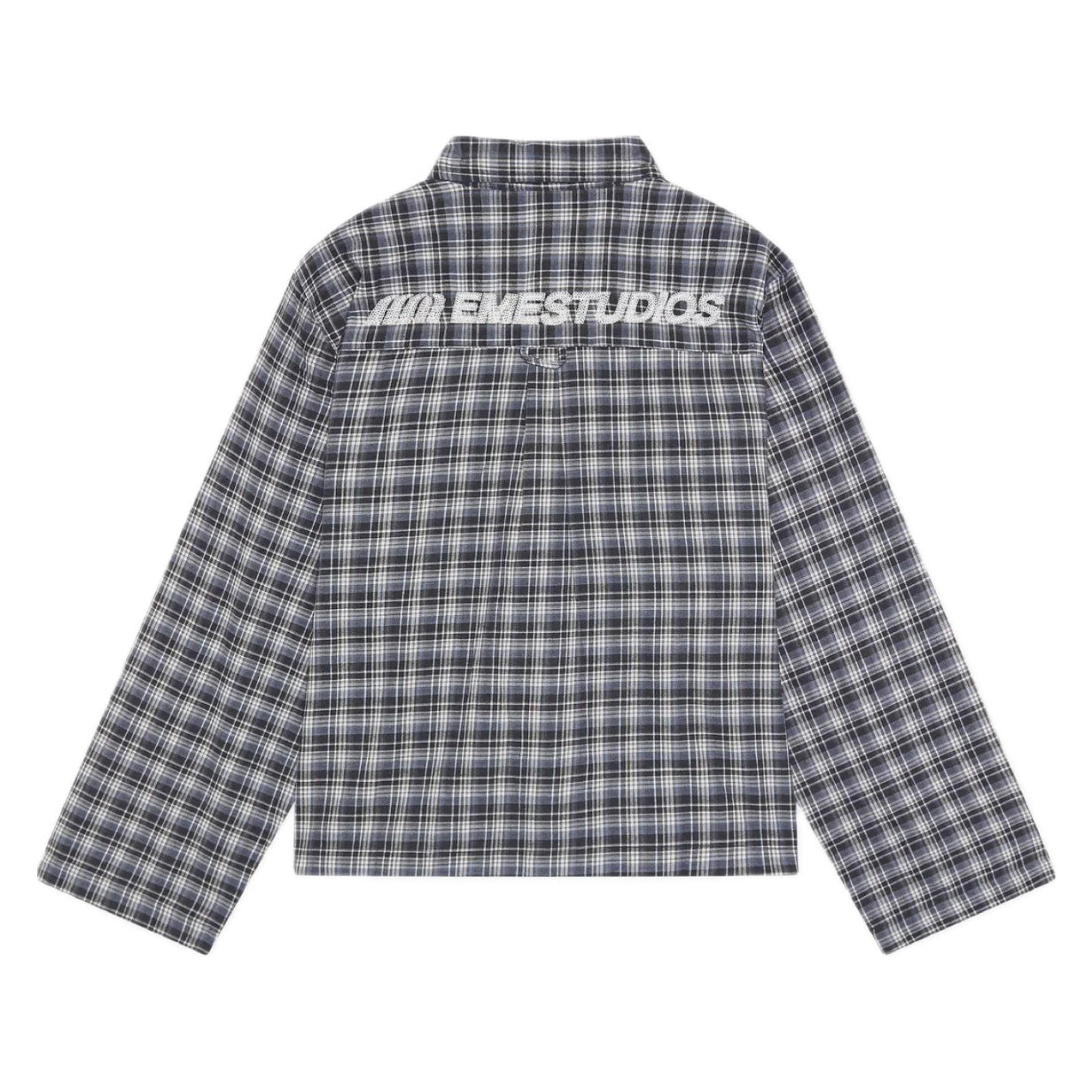 Camisa Eme Studios Ivy Navy Boxy Shirt