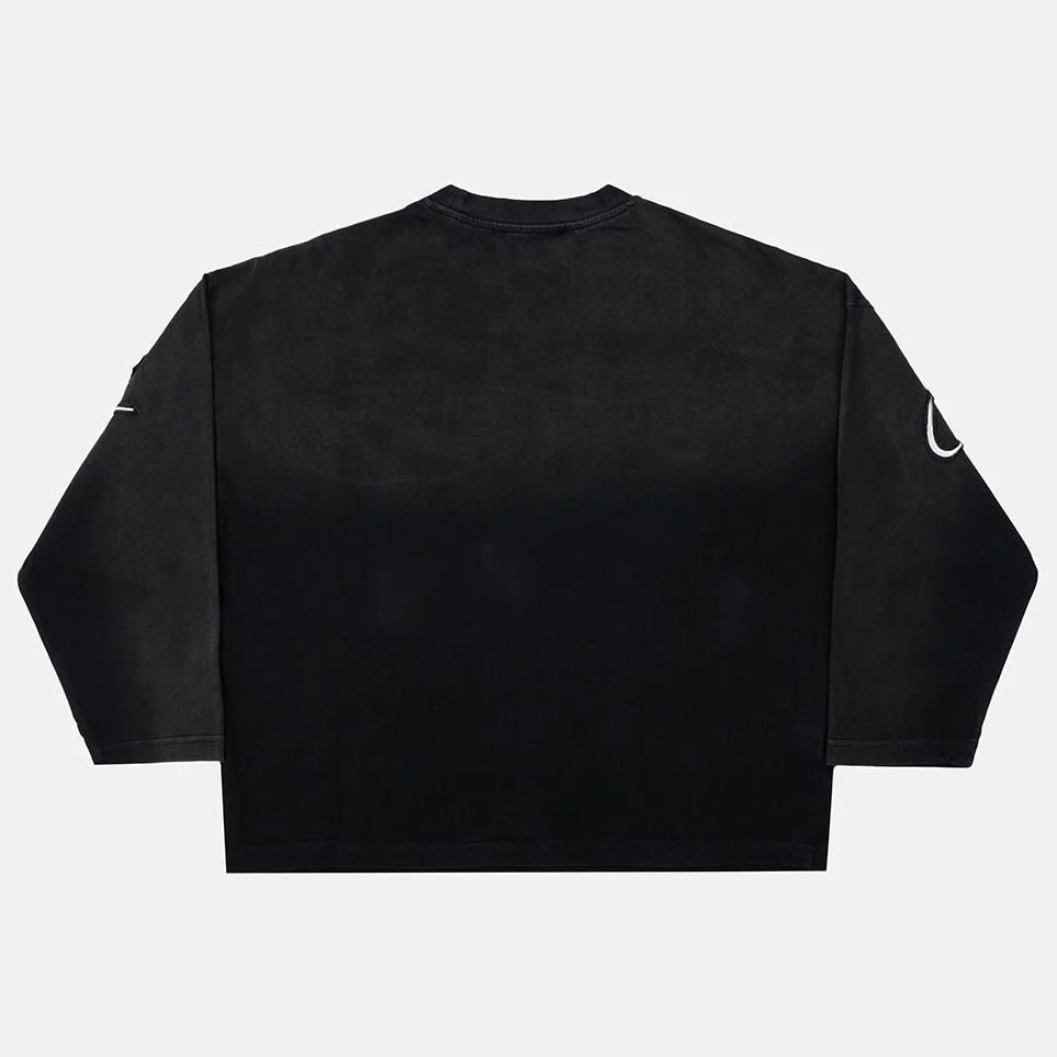 Polera Cold Culture Crossed Script Longsleeve 2.0 Black