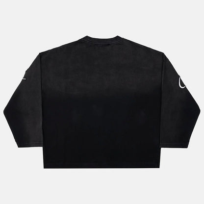 Polera Cold Culture Crossed Script Longsleeve 2.0 Black