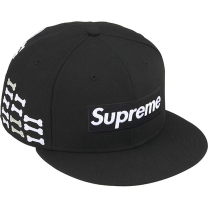 Gorro Supreme Bones Box Logo x New Era Black