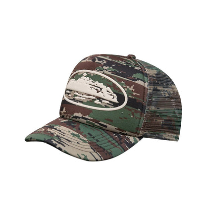 Gorro Corteiz Island Puff Print Trucker Hat Digi Camo