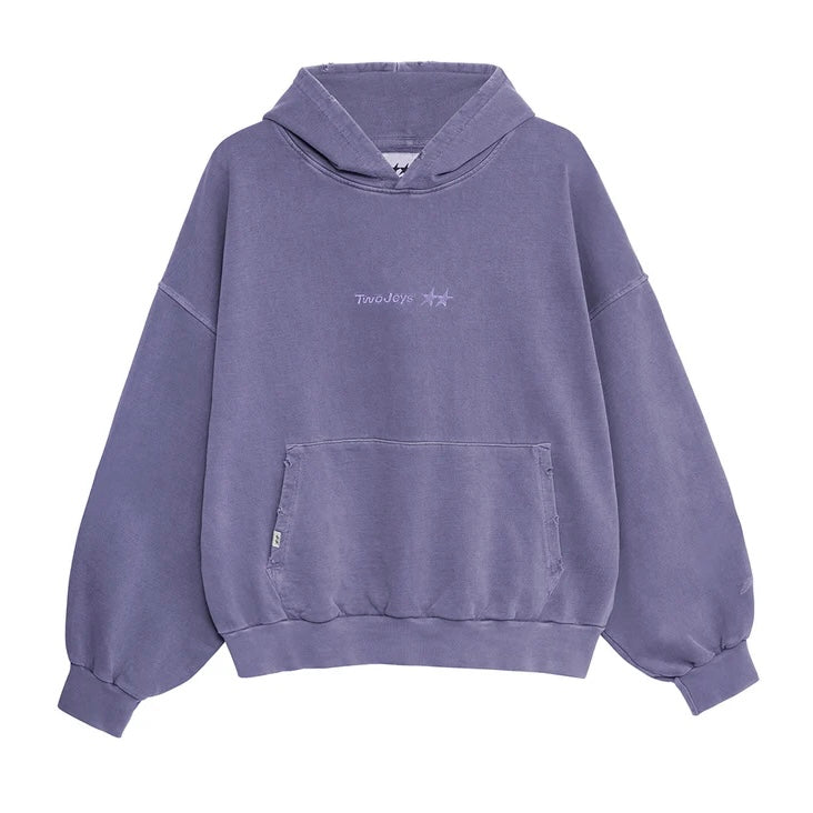 Poleron TwoJeys Pigment Dyed Purple Icon - M