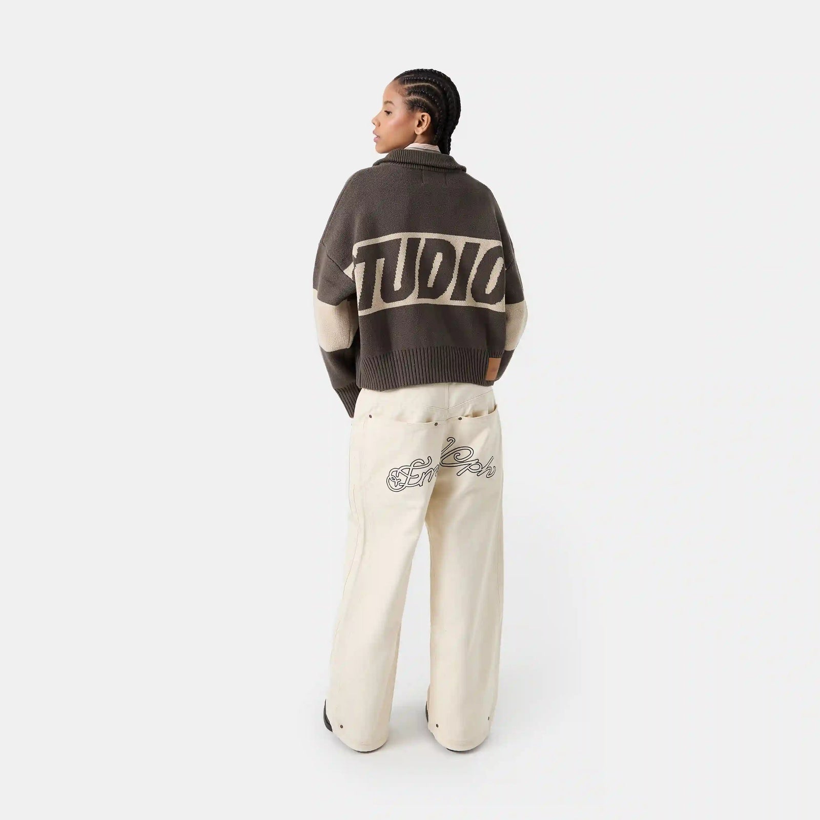 Sweater Eme Studios Thrill Falcon Zipper Knit