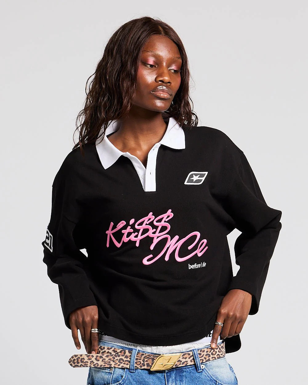 Polo Cold Culture Kiss Me Black/Pink