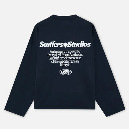 Poleron Scuffers Imagery Dark Sweatshirt Crewneck