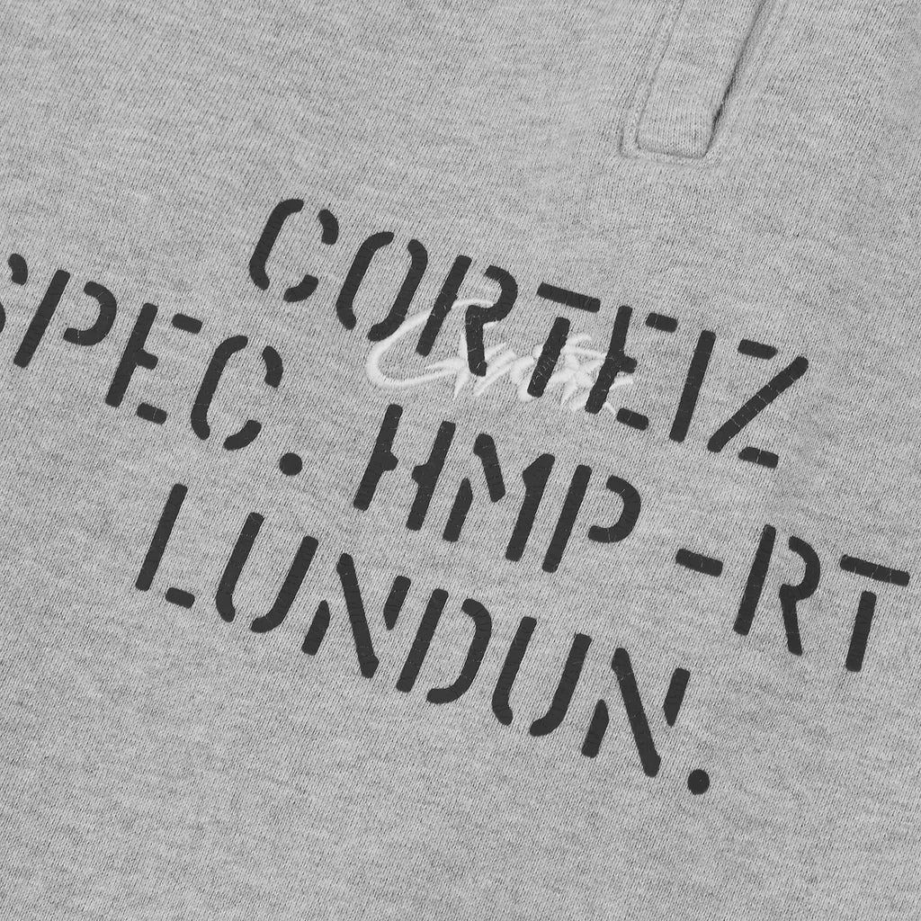 Pantalon Corteiz HMP Stencil Open Hem Sweatpant Light Heather