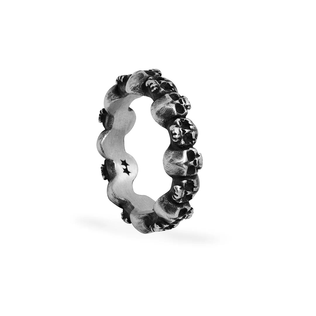 Anillo Twojeys Stacked Skull Ring