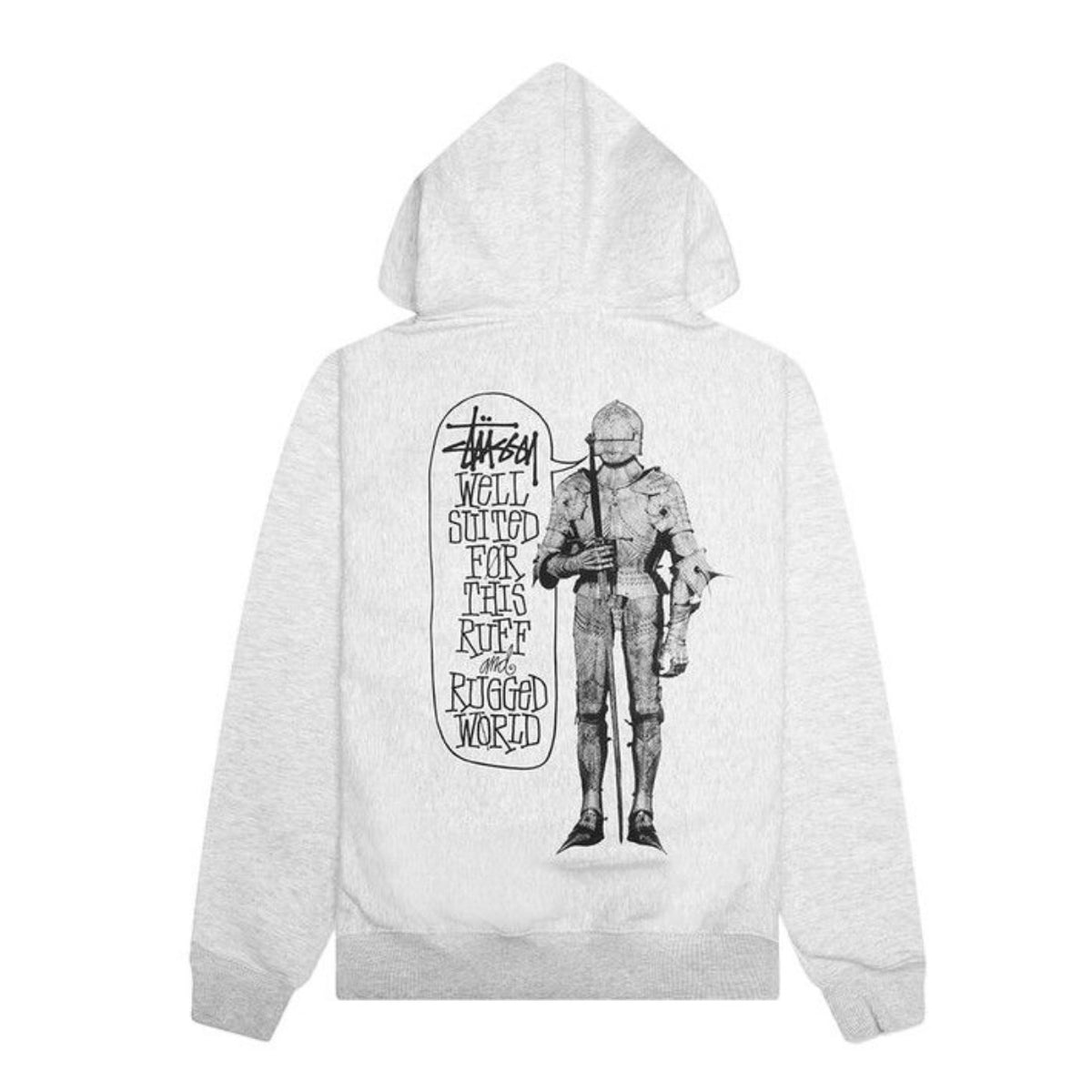 Poleron Stussy Well Suited Zip Ash Heather