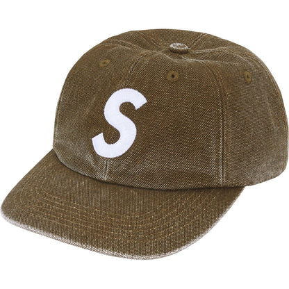 Gorro Supreme Pigment Canvas S Logo 6 Panel Olive