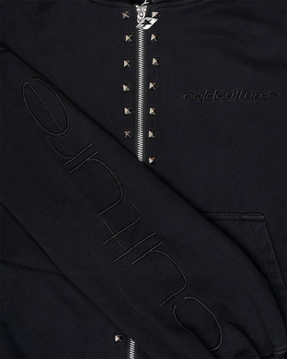 Poleron Cold Culture 2010 Zip Hoodie Black