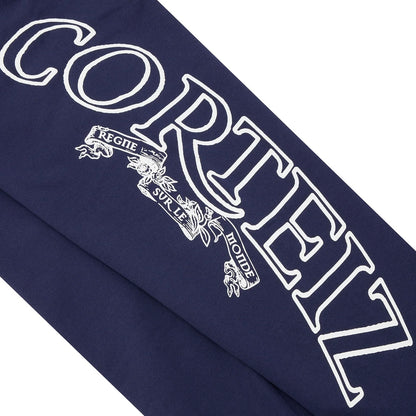 Pantalon Corteiz Superior Royale Open Hem Navy/White