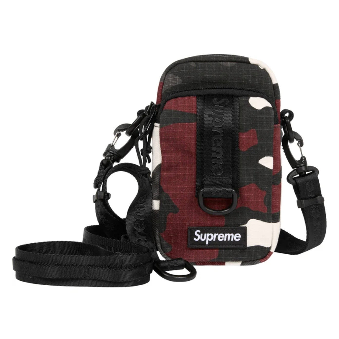 Bolso Supreme Shoulder Bag Red Camo SS26