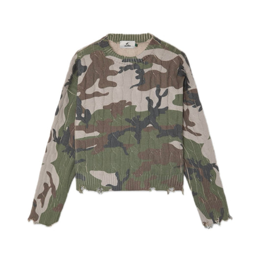 Sweater Scuffers Trench Camo Knit