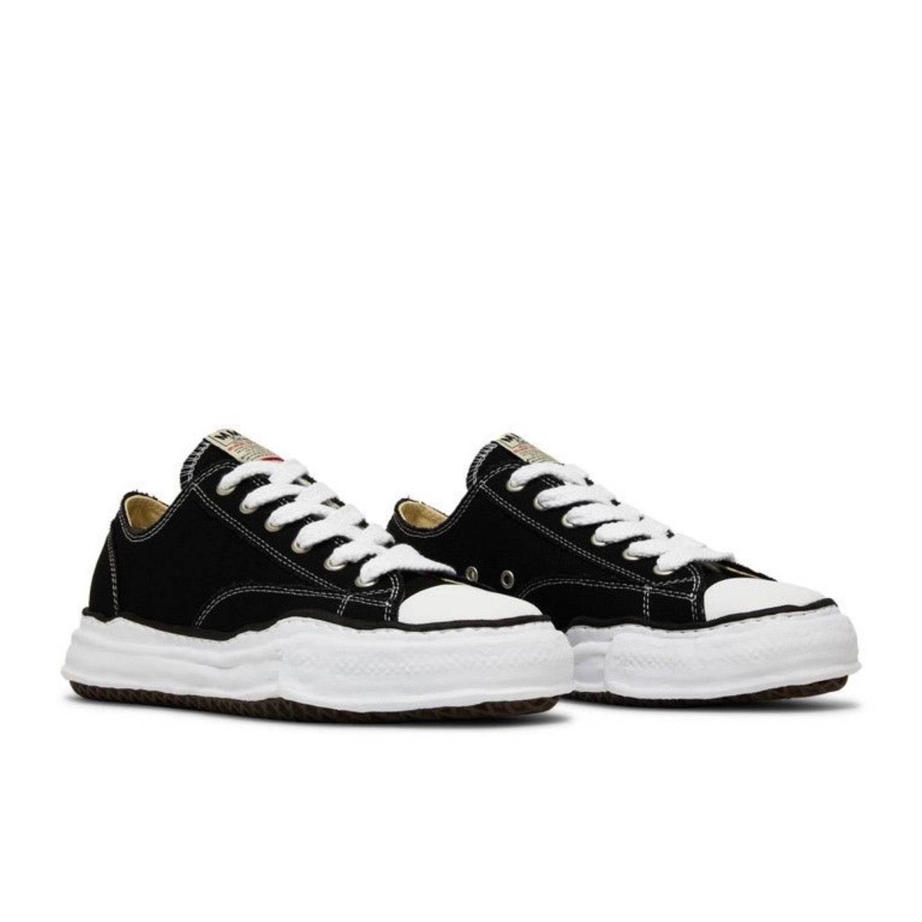 Maison Mihara Yasuhiro Peterson OG Sole Canvas Low Black