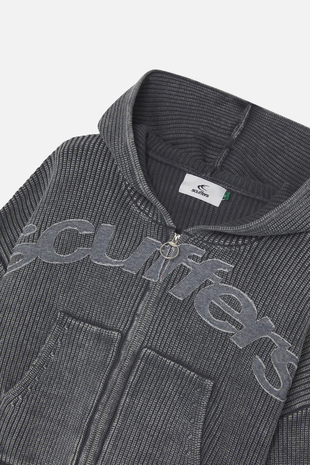 Sweater Scuffers New Light Dark Buzz Knit Zipper