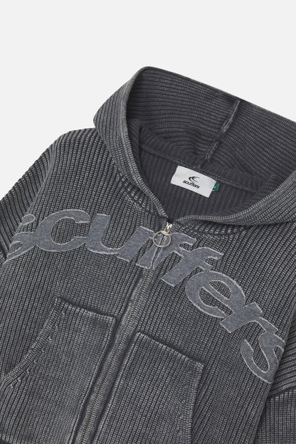 Sweater Scuffers New Light Dark Buzz Knit Zipper