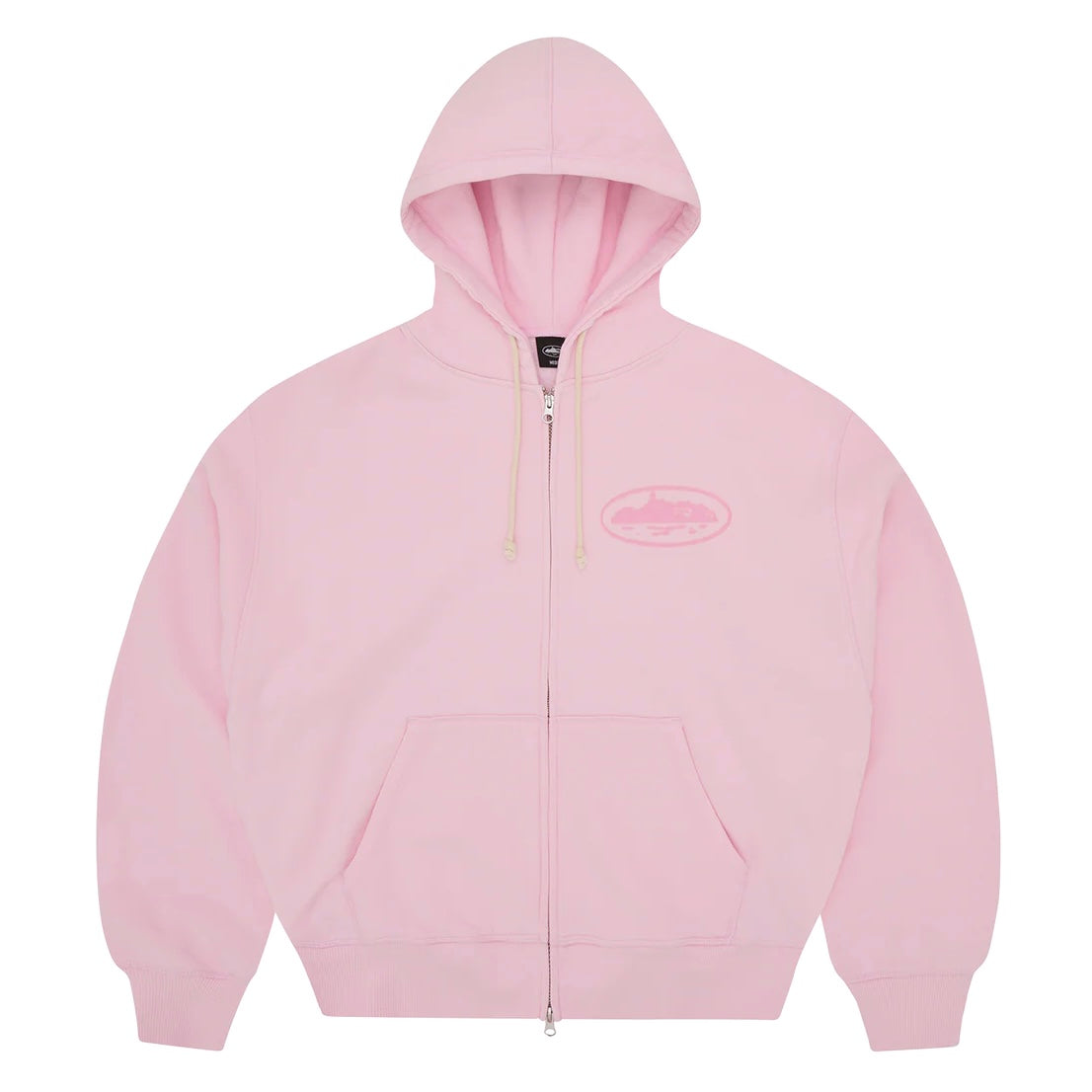 Poleron Corteiz Island Knockout Zip Pink