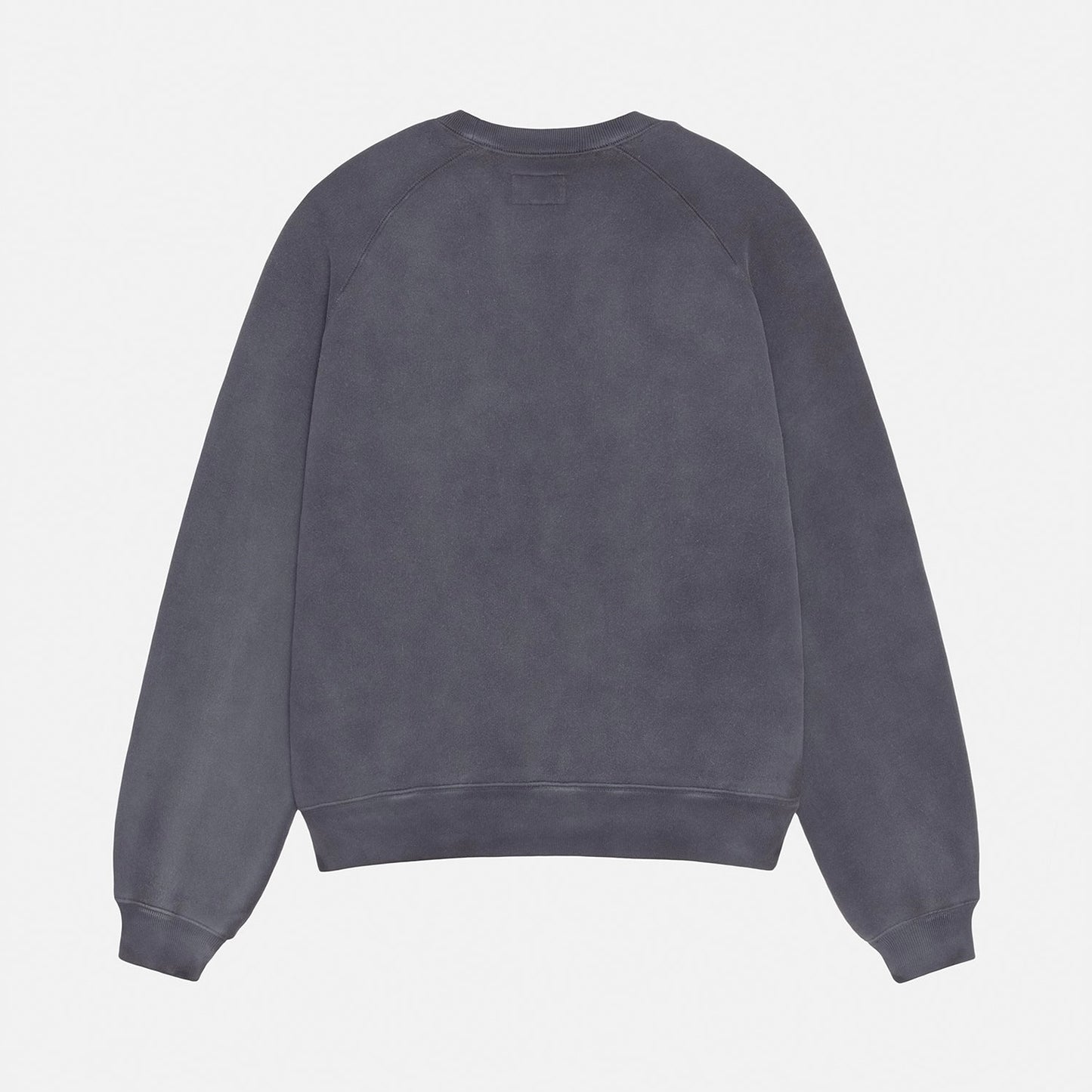 Poleron Stussy Overlock Varsity Raglan Crew Washed Black