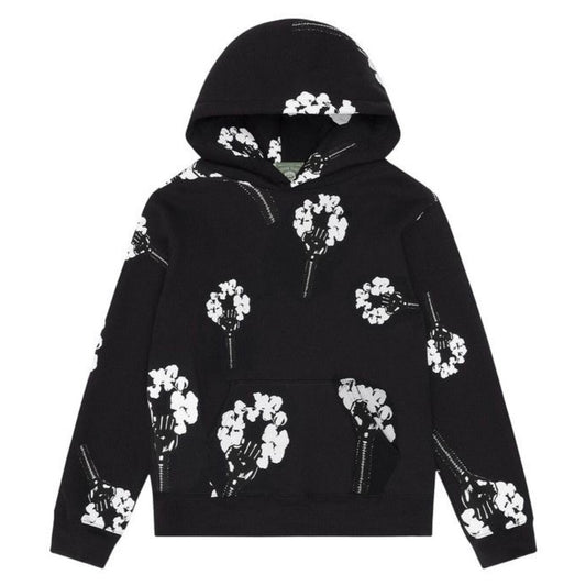 Poleron Denim Tears x Hardies Tears Fist Wreath Hoodie Black