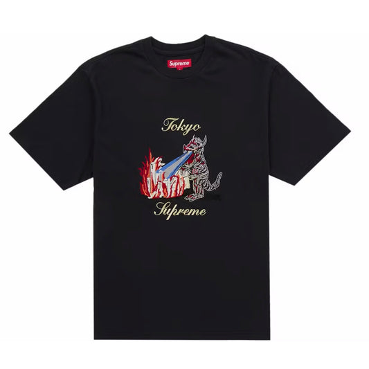 Polera Supreme Monster S/S Top Black