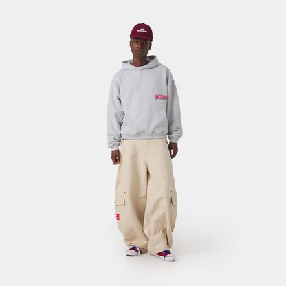 Poleron Eme Studios Shining Grey Oversized Hoodie