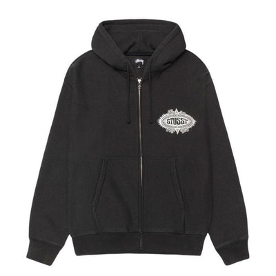 Poleron Stussy Mantra Zip Black