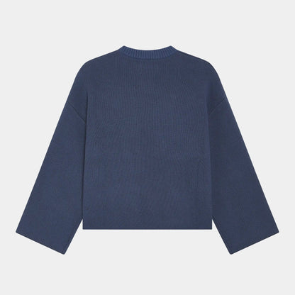 Sweater Eme Studios Flux Navy Knit