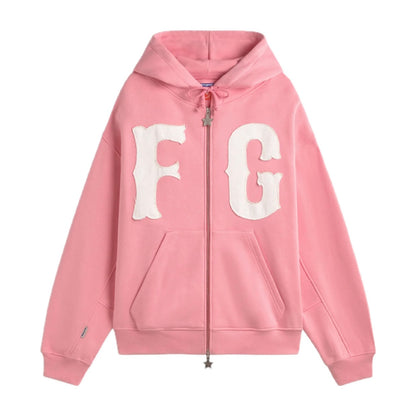 Poleron Fake Gods FG Zipper Pink