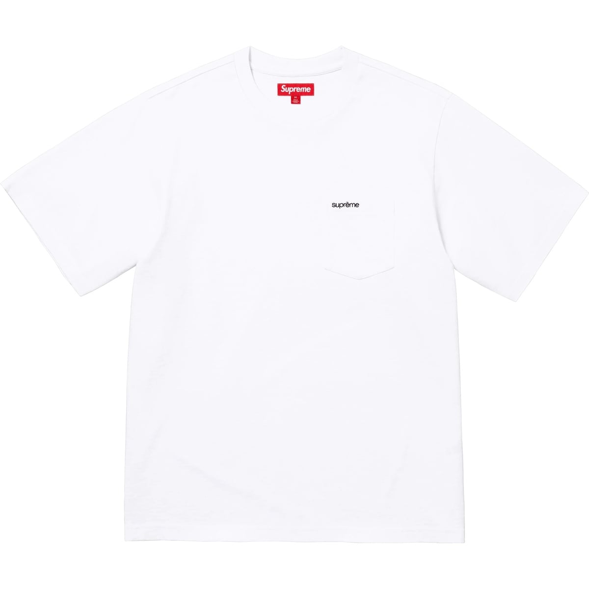 Polera Supreme S/S Pocket Tee White FW25