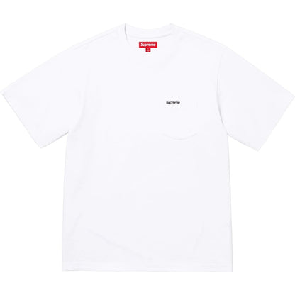 Polera Supreme S/S Pocket Tee White FW25
