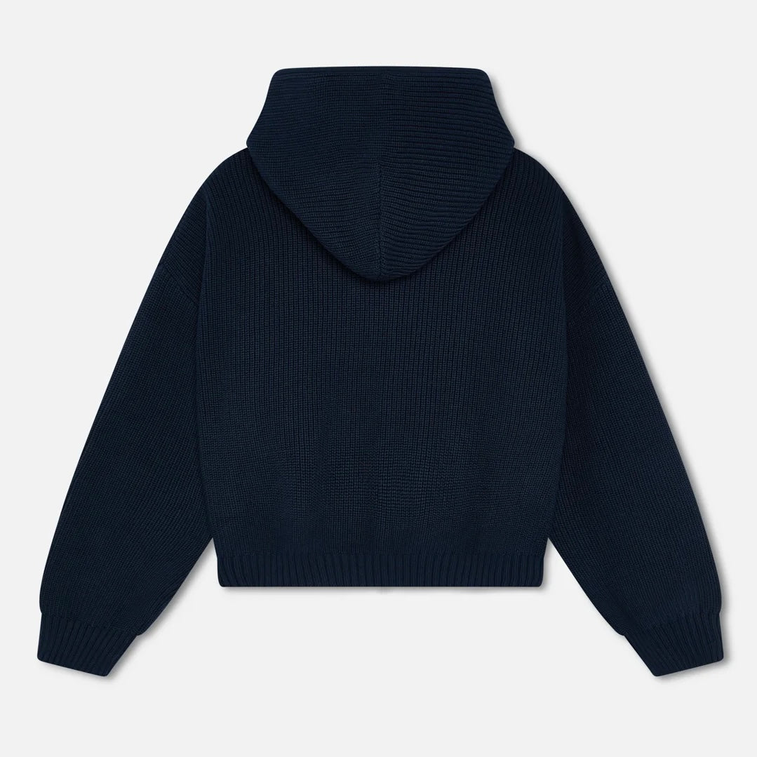Sweater Scuffers Brooks Navy Zipper Knit