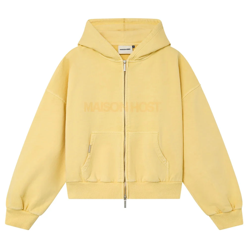 Poleron Maison Host Erode Wave Zipped Yellow