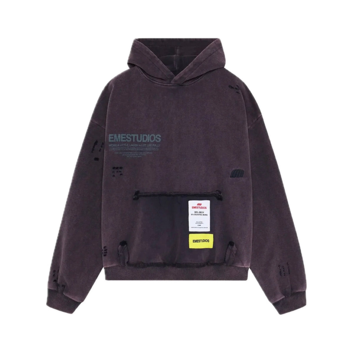 Poleron Eme Studios Stanford Navy Oversized