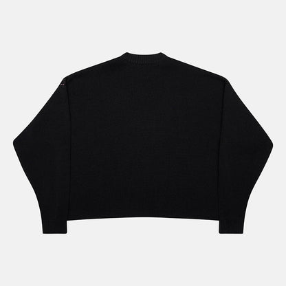 Sweater Cold Culture Spider Knit Black