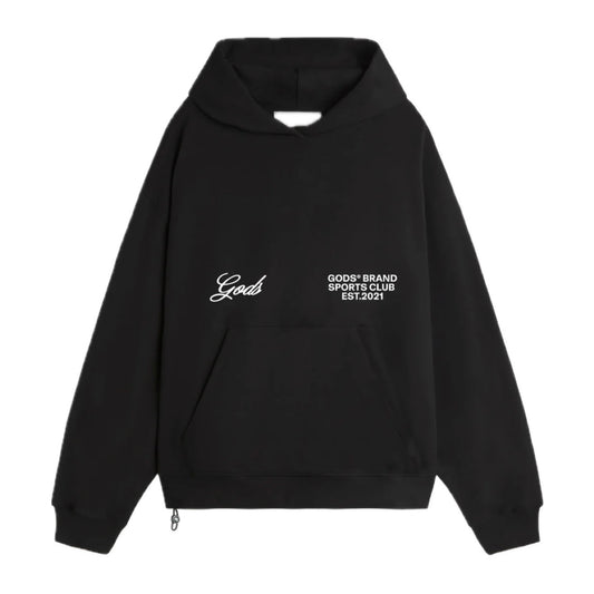 Poleron Fake Gods Brand Sport Club Hoodie Black