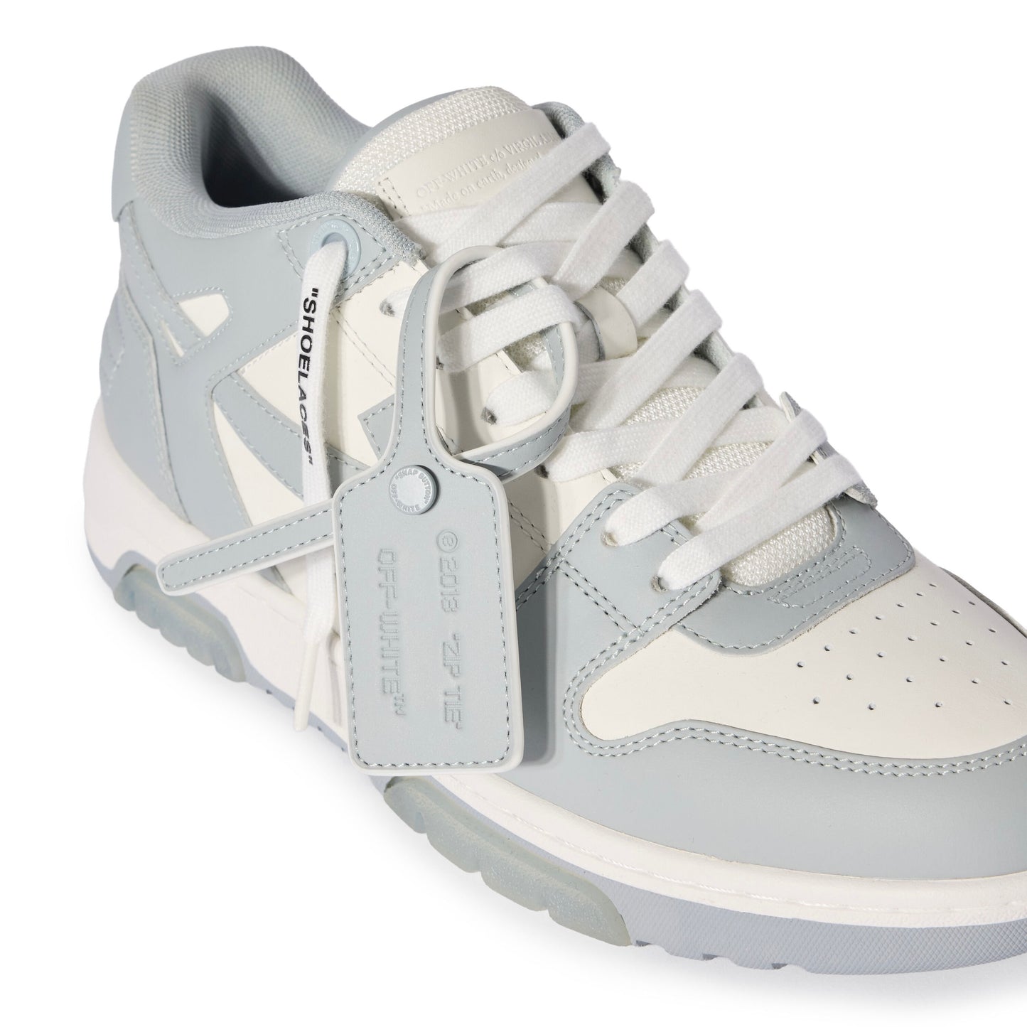 Off-White Out Of Office Calf Leather Grey/White
