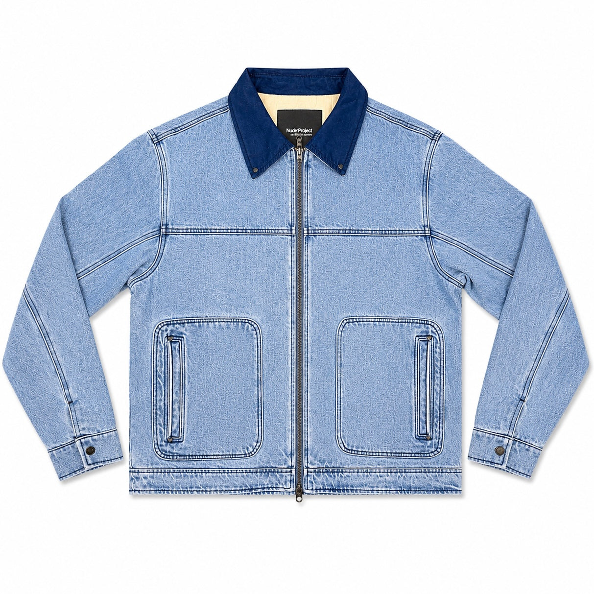 Chaqueta Nude Trucker Denim Worker Blue Jacket