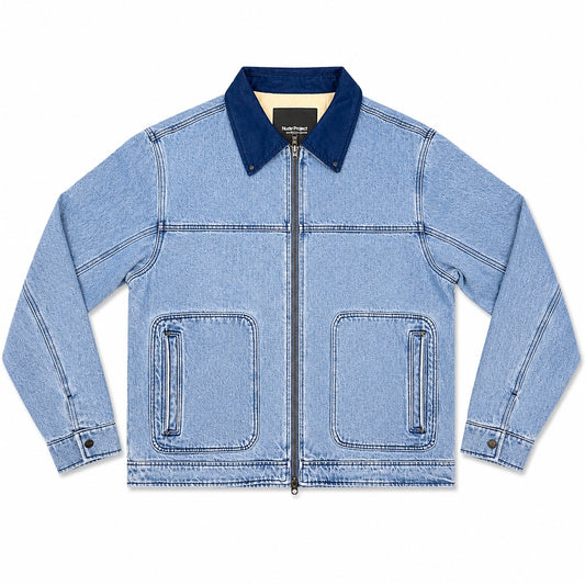 Chaqueta Nude Trucker Denim Worker Blue Jacket